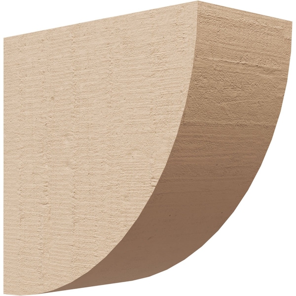 Ekena Millwork 3"W x 6"D x 6"H Classic Durham Rough Cedar Woodgrain TimberThane Corbel, Primed Tan CORUR03X06X06DURRCPR - main